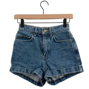 American Apparel Blue Jean Shorts